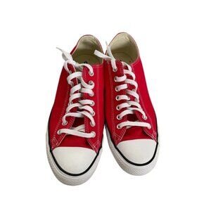 Converse Red Chuck Taylor All Star Low Top Unisex Size 11